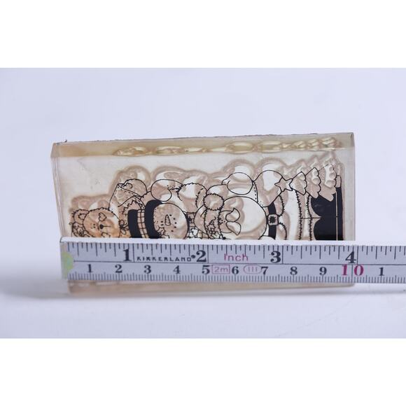 Funny, Santa, Snowman, Teddy Bear, Message Stamp, Christmas, Holiday Greetings - Picture 3 of 3